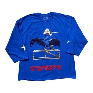 CCT2025 Cowboy Carter Beyoncé Tour Album Mechanical Horse American Flag T-Shirt